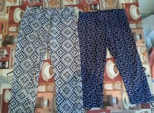 lotto 83b stoch pantaloni fantasia bimba bambina OVS 7-8 anni