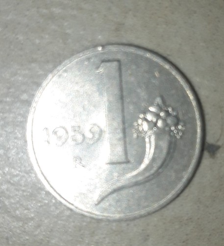 Moneta lira 1959 cornucopia - 1,
