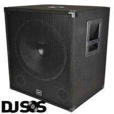 QTX QT15s 15" 300W Subwoofer Pattumiera Basso Altoparlante DJ Disco Sound System PA