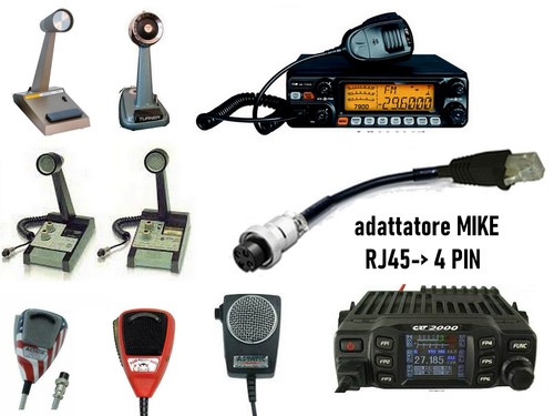 Adattatore microfono crt - adattatore,