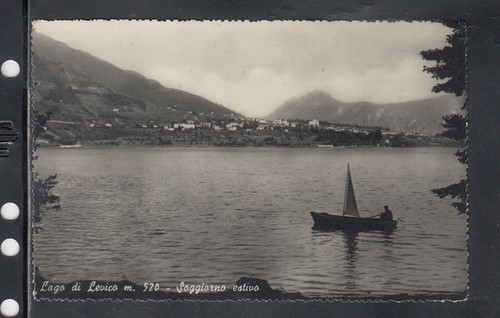 Cartolina lago levico - lago,