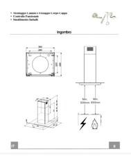 cappa FABER 90 CM isola glossy
