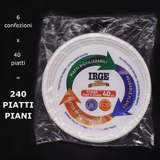 240 pz piatti di plastica
