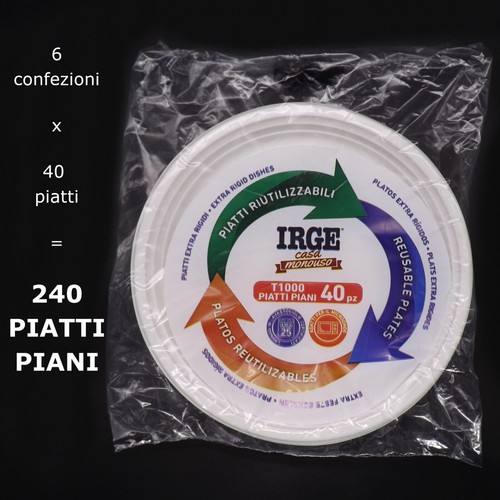 240 piatti plastica - 240, di