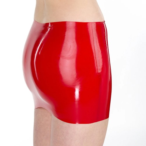 Micro minigonna lattice rossa