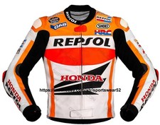 Giacca Moto Pelle Honda Repsol