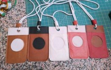 Tracolla porta cellulare di pelle, fatto a mano