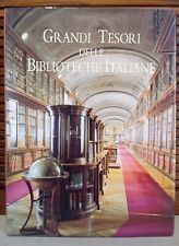 LIBRO GRANDI TESORI DELLE BIBLIOTECHE ITALIANE PRIMA EDIZIONE 1997 NARDINI EDITO
