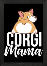 Quadro Corgi Mamma Corgi Cane
