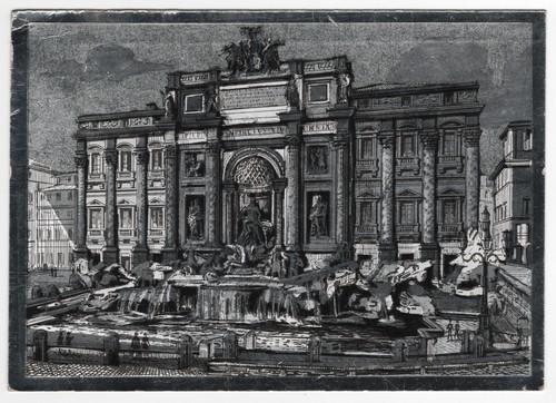 Roma fontana trevi - di,
