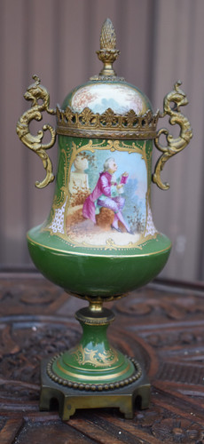 Antique french sevres chateau - antique,