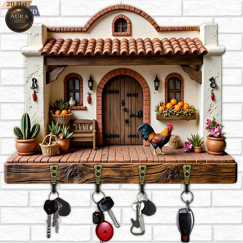 Portachiavi parete 30cm - parete, –