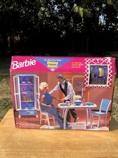VINTAGE 1998 BARBIE SO REAL SO NOW SALA DA PRANZO PLAYSET 67551-94 SCATOLA ORIGINALE NUOVO