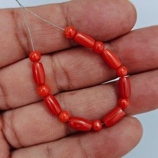 Perline corallo rosso - di,