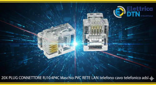 20x connettori rj10 - 20x,