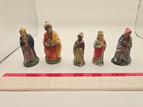 Lotto magi presepe vintage - lotto,