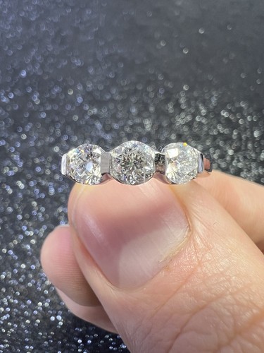 Anello oro bianco - kt, con