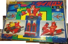 DAIBARON DX ROBOT GASSHIN BULLMARK CHOGOKIN DAISHIN DIECAST Combination Set Robo