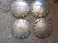 4 BORCHIE COPPE RUOTA FIAT 1100 ALLUMINIO NOS COME NUOVE FONDO DI MAGAZZINO