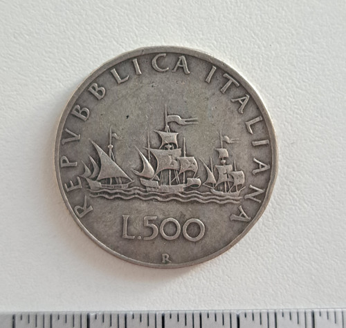 Moneta 500 lire caravelle - 500,