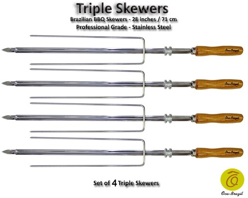 Triple set 4 spiedini - -,