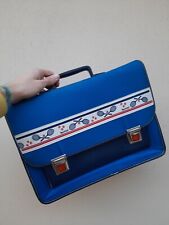 CARTELLA VALIGETTA VINTAGE Anni 70 80 Tennis Pelletteria Scuola Nuova !!