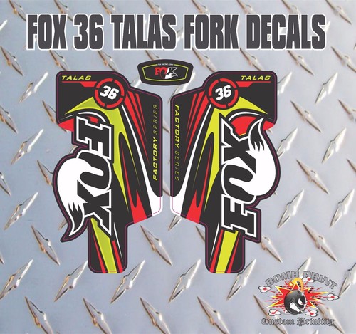 Fox forcella talas adesivi - fox,