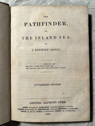 James fenimore cooper - cooper:, the