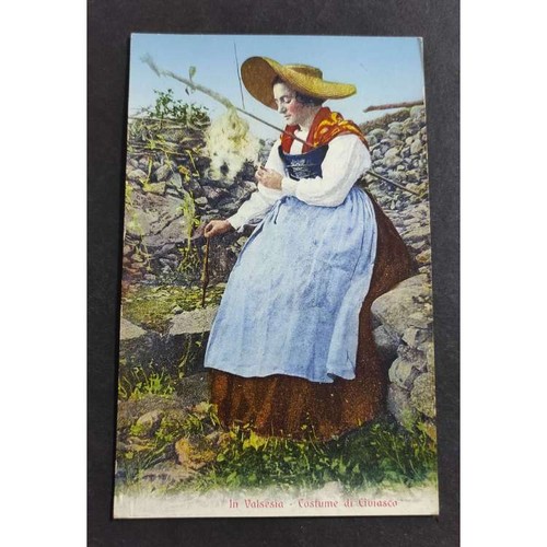 Cartolina costume civiasco - di,