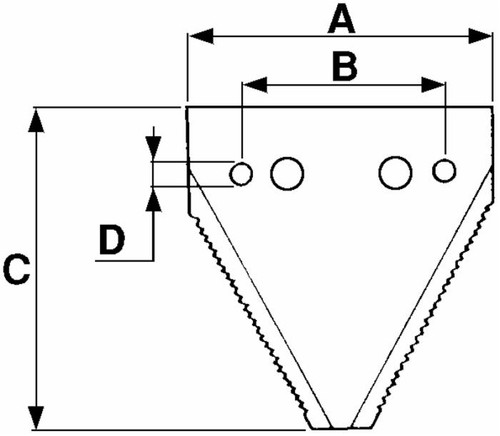 Sezione per falciatrice bcs - falciatrice,