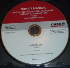 Manuale Di Riparazione Del Trattore CASE MAGNUM 235 260 290 315 340 47386173-CD