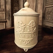 Grande antica fontana fontanella Lavabo A muro Porcellana Ceramica Anni ‘10 ‘20