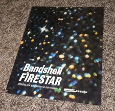 Seeburg Bandshell Firestar Jukebox libretto di vendita brochure pubblicitaria 8 pagine