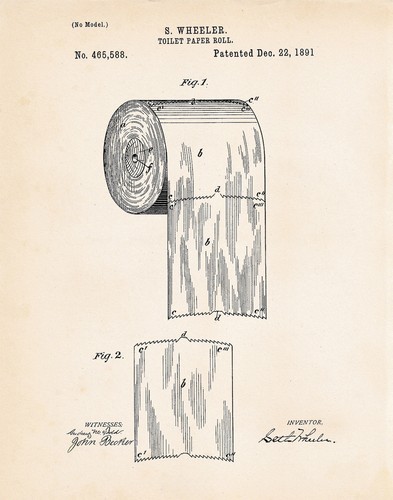 Carta igienica stampa brevetto