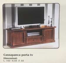 CASSAPANCA PORTA TV IN LEGNO