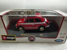 Burago Fiat 500 Abarth Rosso
