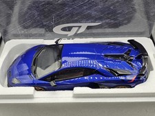 Lamborghini Aventador SVJ Blu 1:18 GT SPIRIT Kyosho Special In Box