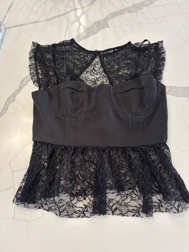 Top corsetto pizzo - , zara