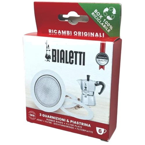 Kit ricambi pentola moka 3 - ricambi, moka: