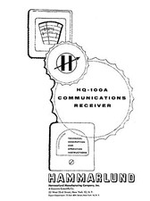 Manuale ricevitore HAMMARLUND