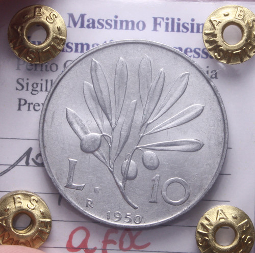 Italia repubblica 10 lire - italia,