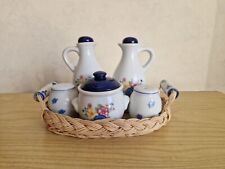 Set Olio, Aceto, Sale E Pepe