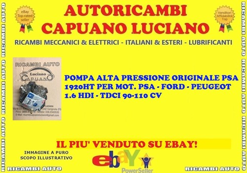 Pompa alta pressione gasolio - pompa,