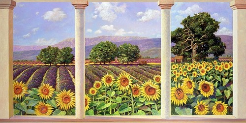 Quadro giardino finestra - giardino,