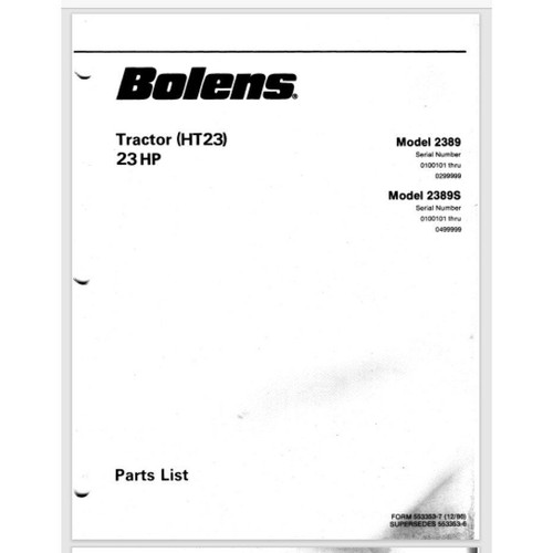 Bolens husky ht23 - ht23, h.p