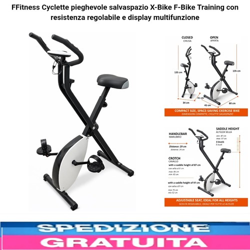 Cyclette pieghevole - cyclette,