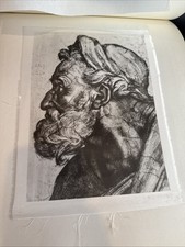 B&W Serigraph Michael Angelo