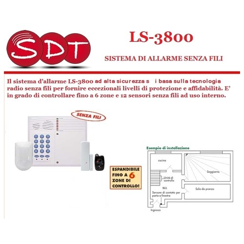 3800 sistema allarme - di,