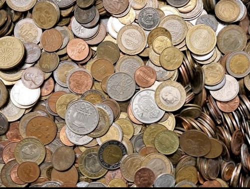 Monete varie dal mondo leggi - varie,
