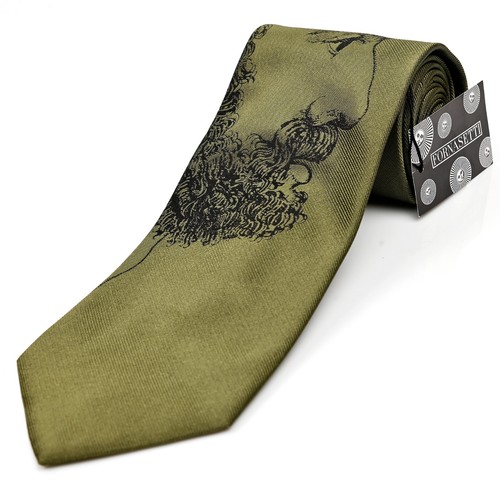Cravatta fornasetti seta verde - cravatta,